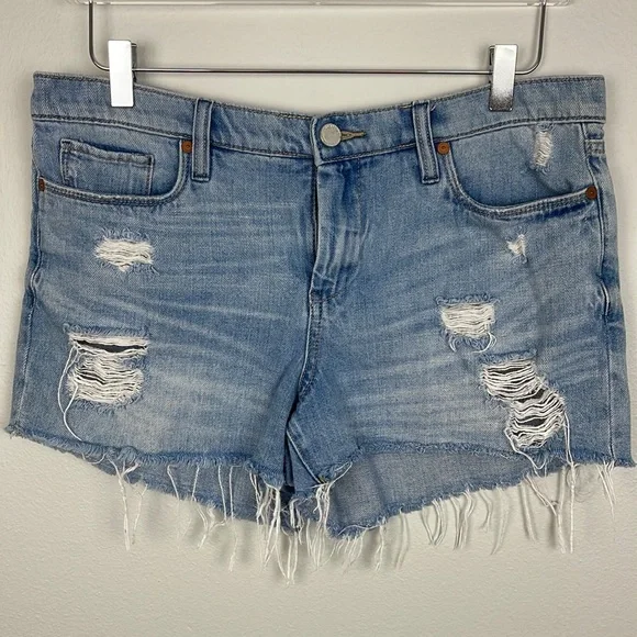 Blank NYC | Tomboy Short | Distressed Cutoff Shorts | Frayed Hem | Size 29 - Picture 1 of 7